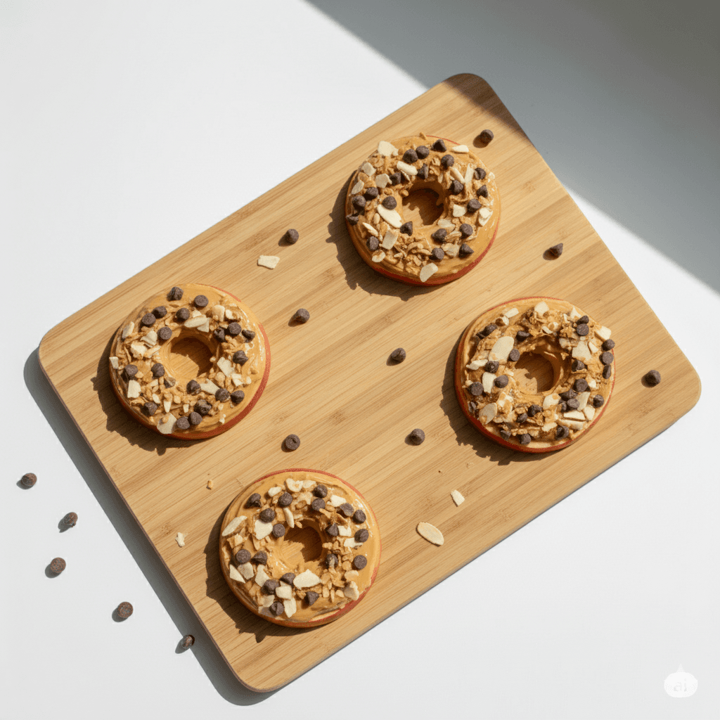 Apple Peanut Donut Bites